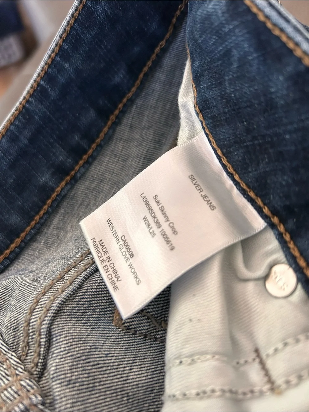 Silver Jeans suki skinny